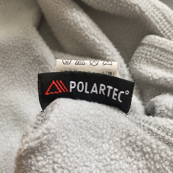 Marmot PolarTec Grey 1/2 Zip Fleece Sweatshirt - Picture 4 of 4